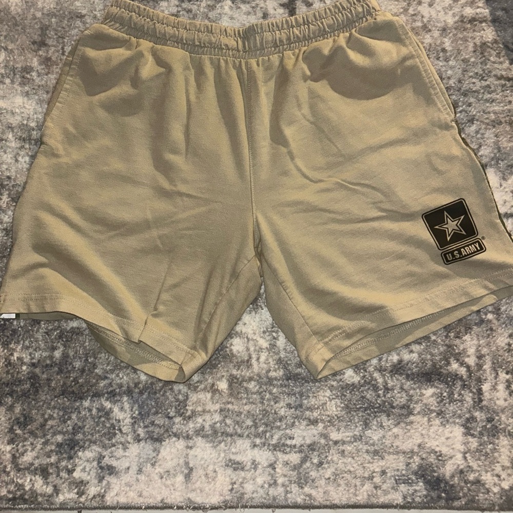 U.S. Army Tan Athletic Shorts for Men